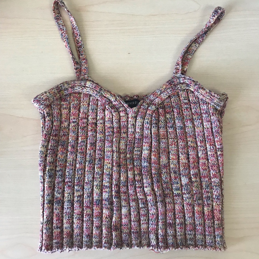 Ribbed Knit Crop Top